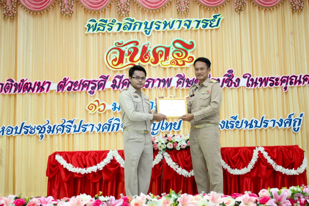รางวัลครูผู้สอนดีเด่น กลุ่มสาระการเรียนรู้วิทยาศาสตร์และเทคโนโลยี เนื่องในวันครู 16 มกราคม 2566